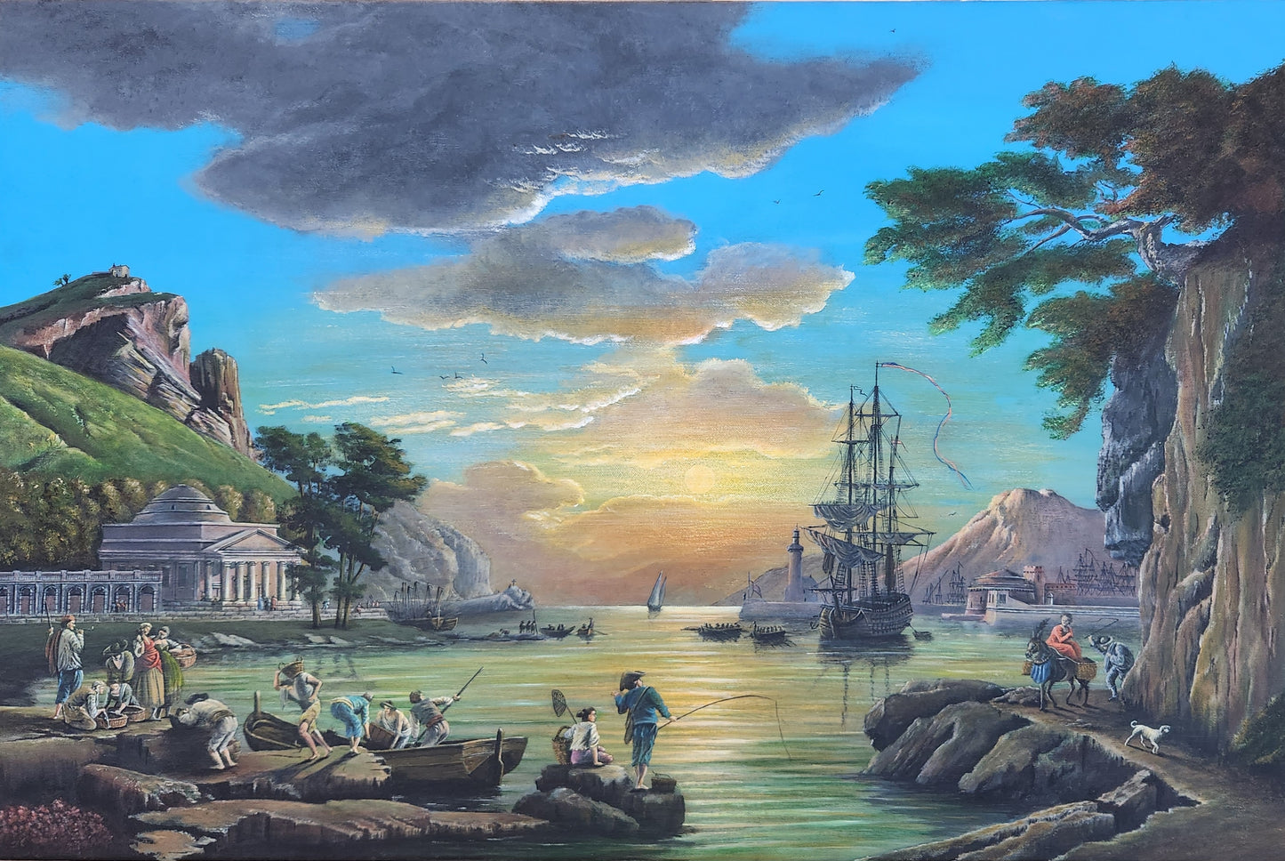 Calme - A Landscape at Sunset